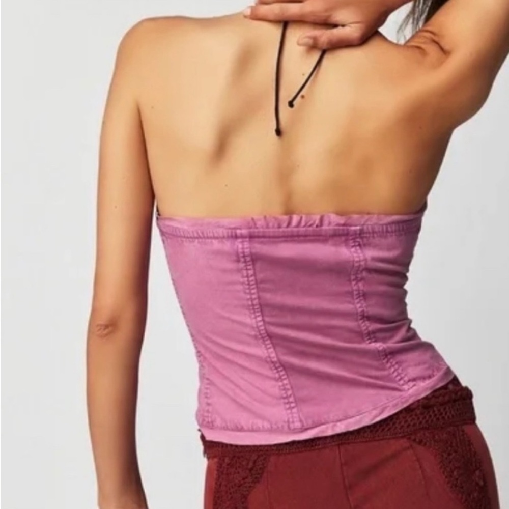 Free People Just a Minute Tube Top - Picture 2 of 11